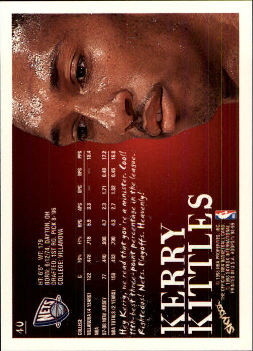 1998/1999 Hopps Basketball "Main Set" Base Cards #1 to #167 - Picture 79 of 328