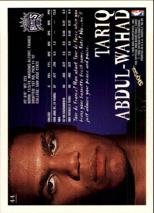 1998/1999 Hopps Basketball "Main Set" Base Cards #1 to #167 - Picture 87 of 328