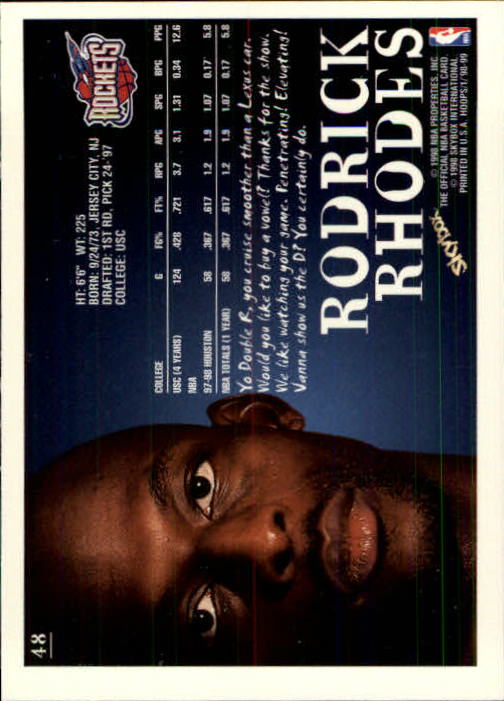 1998/1999 Hopps Basketball "Main Set" Base Cards #1 to #167 - Picture 95 of 328