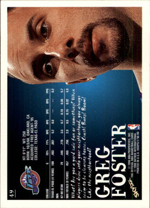 1998/1999 Hopps Basketball "Main Set" Base Cards #1 to #167 - Picture 97 of 328