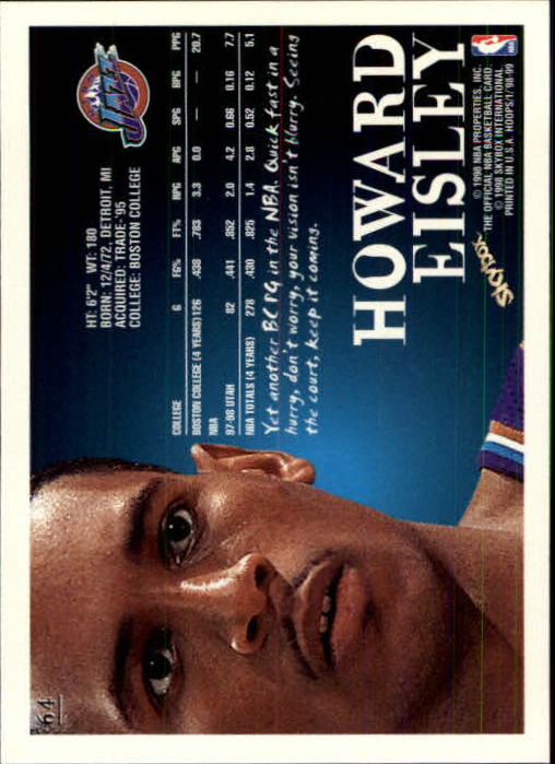 1998/1999 Hopps Basketball "Main Set" Base Cards #1 to #167 - Picture 127 of 328