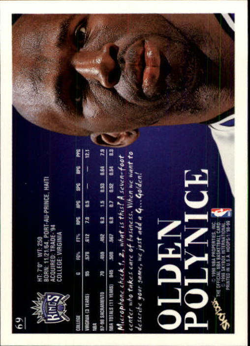 1998/1999 Hopps Basketball "Main Set" Base Cards #1 to #167 - Picture 137 of 328