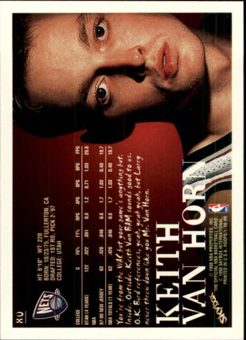 1998/1999 Hopps Basketball "Main Set" Base Cards #1 to #167 - Picture 159 of 328