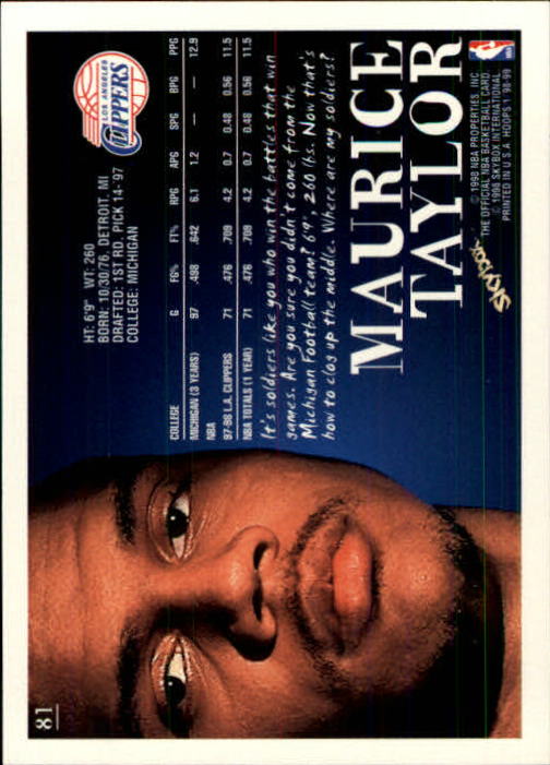 1998/1999 Hopps Basketball "Main Set" Base Cards #1 to #167 - Picture 161 of 328