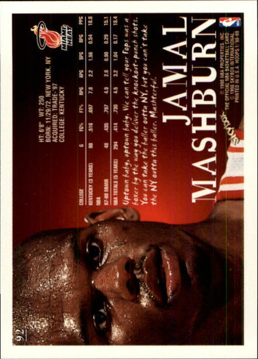 1998/1999 Hopps Basketball "Main Set" Base Cards #1 to #167 - Picture 183 of 328