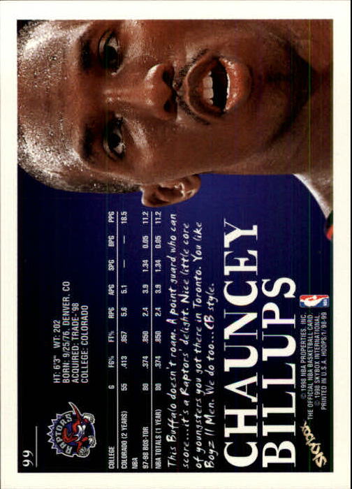 1998/1999 Hopps Basketball "Main Set" Base Cards #1 to #167 - Picture 197 of 328
