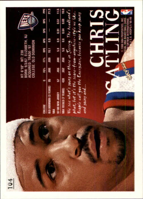 1998/1999 Hopps Basketball "Main Set" Base Cards #1 to #167 - Picture 207 of 328