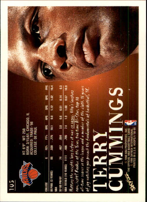 1998/1999 Hopps Basketball "Main Set" Base Cards #1 to #167 - Picture 209 of 328