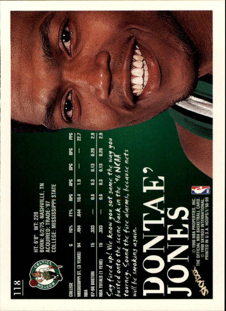 1998/1999 Hopps Basketball "Main Set" Base Cards #1 to #167 - Picture 235 of 328