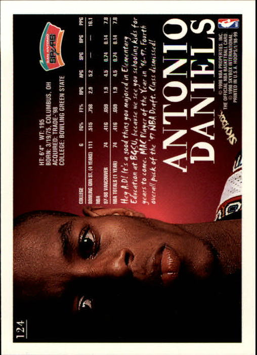 1998/1999 Hopps Basketball "Main Set" Base Cards #1 to #167 - Picture 247 of 328
