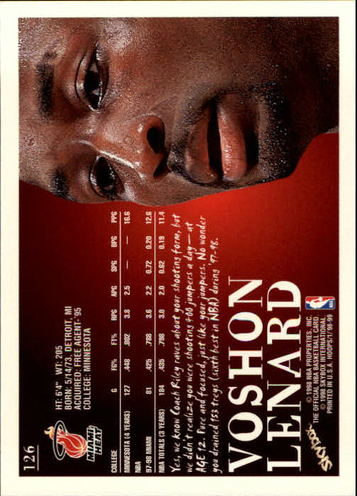1998/1999 Hopps Basketball "Main Set" Base Cards #1 to #167 - Picture 250 of 328