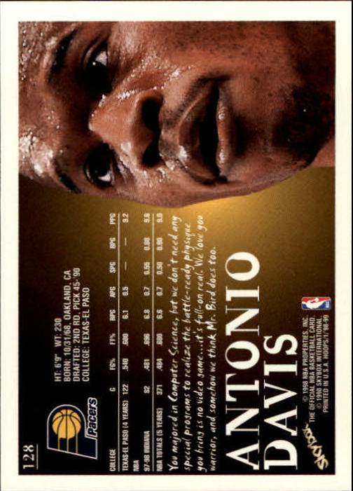 1998/1999 Hopps Basketball "Main Set" Base Cards #1 to #167 - Picture 253 of 328