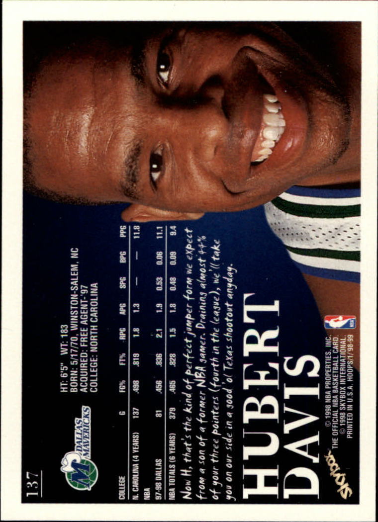 1998/1999 Hopps Basketball "Main Set" Base Cards #1 to #167 - Picture 270 of 328