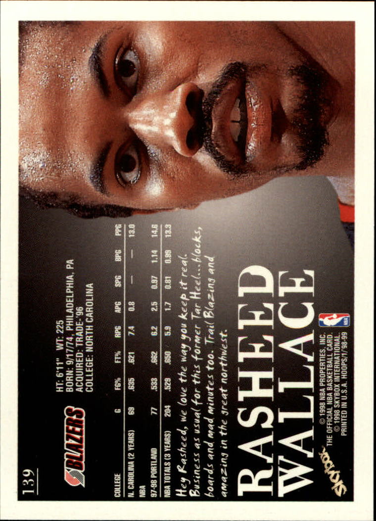 1998/1999 Hopps Basketball "Main Set" Base Cards #1 to #167 - Picture 274 of 328
