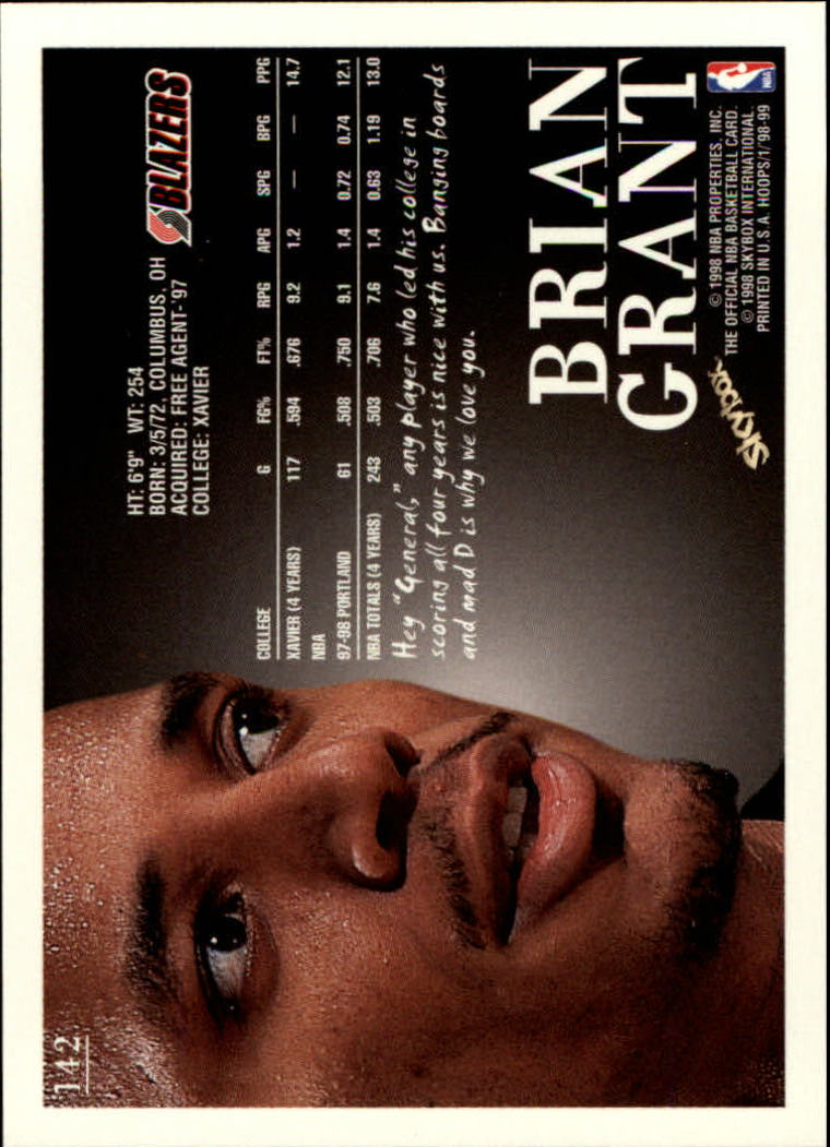 1998/1999 Hopps Basketball "Main Set" Base Cards #1 to #167 - Picture 280 of 328
