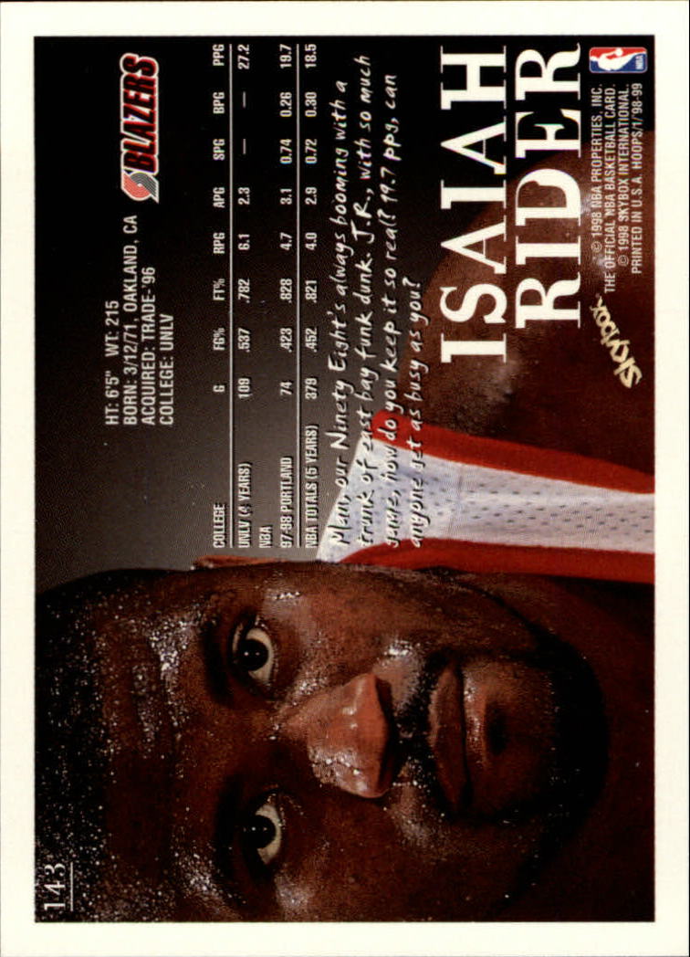 1998/1999 Hopps Basketball "Main Set" Base Cards #1 to #167 - Picture 282 of 328
