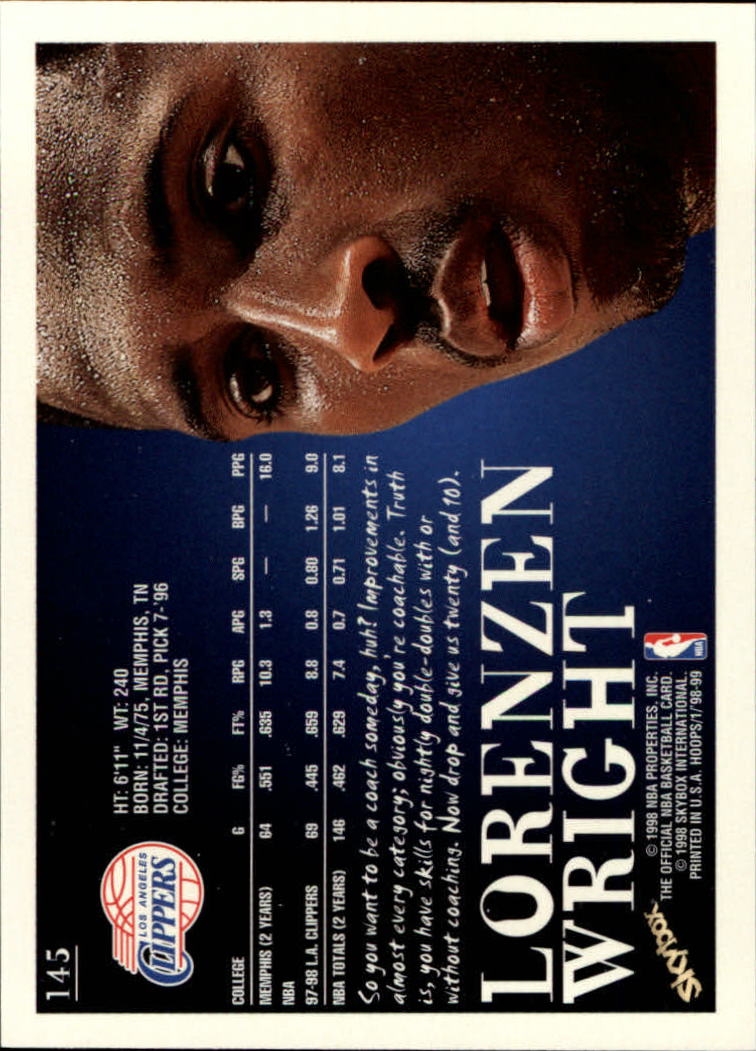 1998/1999 Hopps Basketball "Main Set" Base Cards #1 to #167 - Picture 284 of 328