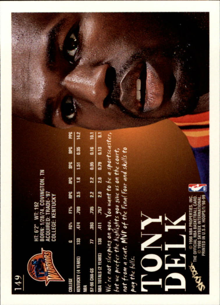 1998/1999 Hopps Basketball "Main Set" Base Cards #1 to #167 - Picture 292 of 328