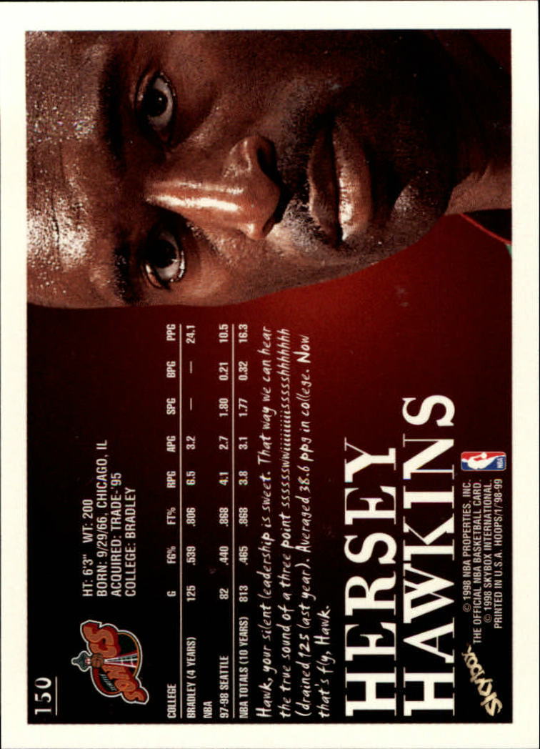 1998/1999 Hopps Basketball "Main Set" Base Cards #1 to #167 - Picture 294 of 328