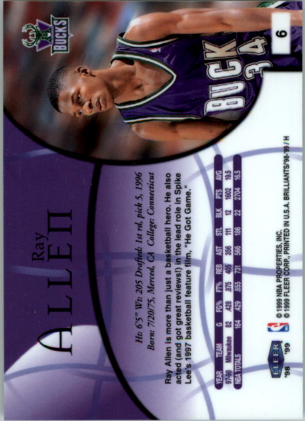 1998/1999 Fleer Brilliants Basketball - Picture 11 of 189