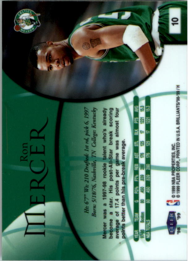 1998/1999 Fleer Brilliants Basketball - Picture 13 of 189