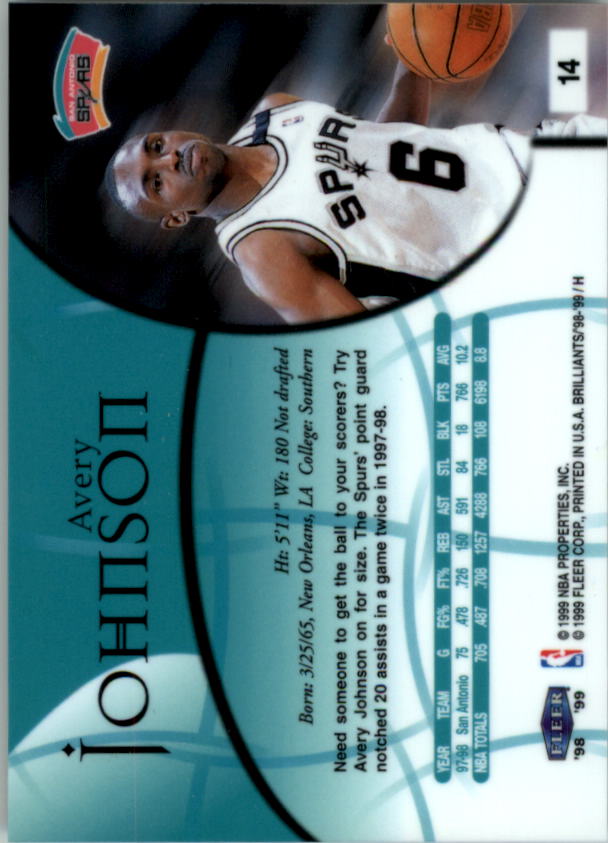 1998/1999 Fleer Brilliants Basketball - Picture 19 of 189