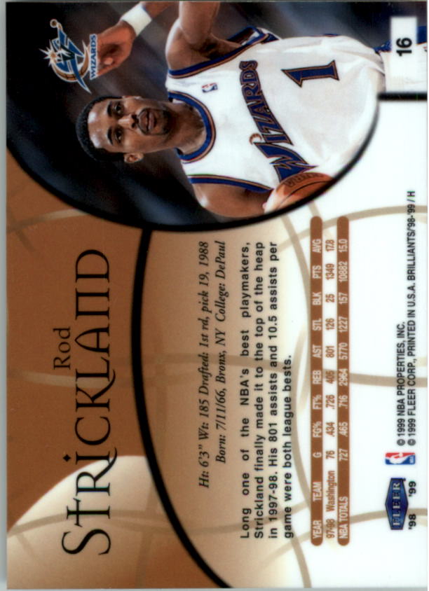 1998/1999 Fleer Brilliants Basketball - Picture 21 of 189