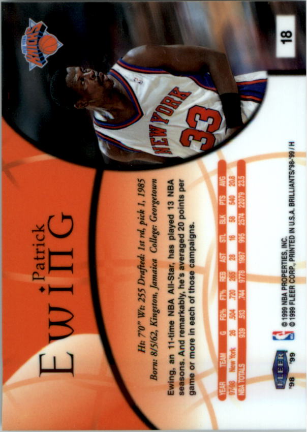 1998/1999 Fleer Brilliants Basketball - Picture 25 of 189