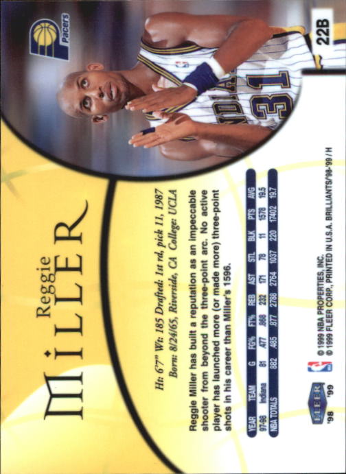 1998/1999 Fleer Brilliants Basketball - Picture 31 of 189