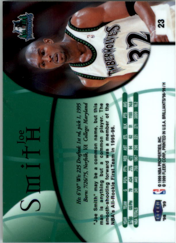 1998/1999 Fleer Brilliants Basketball - Picture 33 of 189