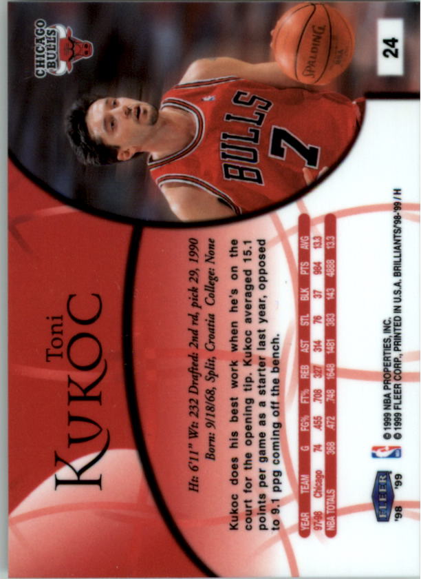 1998/1999 Fleer Brilliants Basketball - Picture 35 of 189