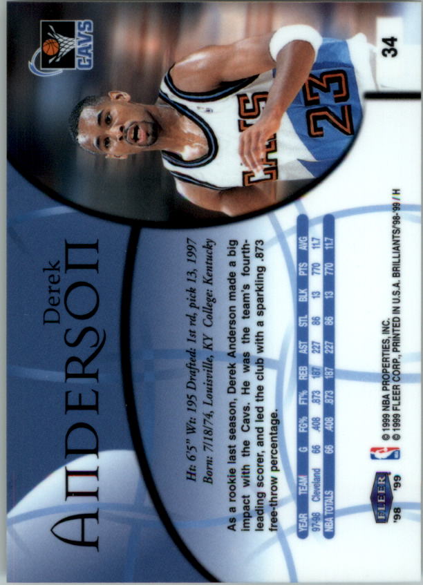 1998/1999 Fleer Brilliants Basketball - Picture 47 of 189