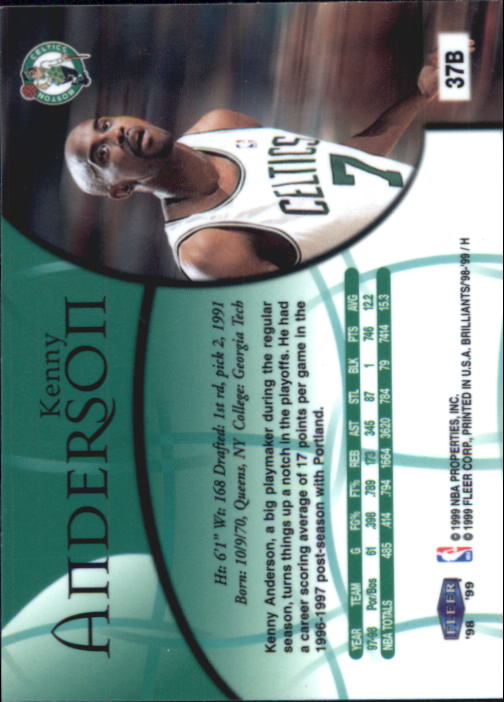 1998/1999 Fleer Brilliants Basketball - Picture 49 of 189