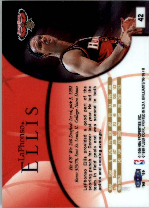 1998/1999 Fleer Brilliants Basketball - Picture 53 of 189