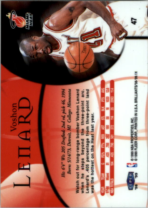 1998/1999 Fleer Brilliants Basketball - Picture 61 of 189