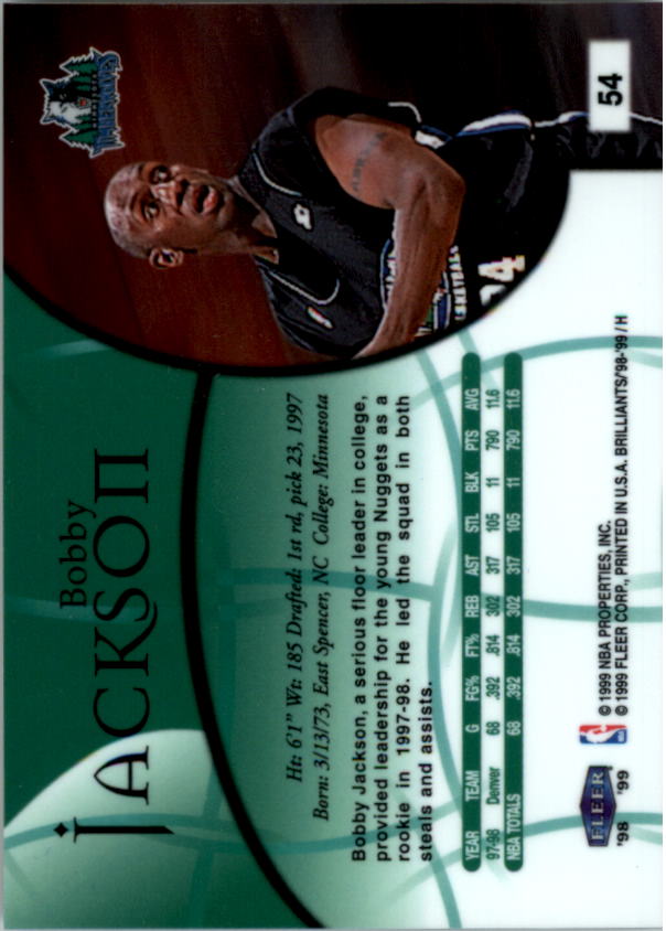 1998/1999 Fleer Brilliants Basketball - Picture 69 of 189