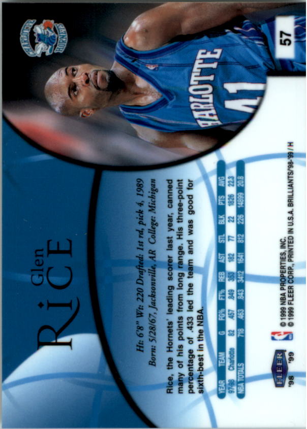 1998/1999 Fleer Brilliants Basketball - Picture 75 of 189