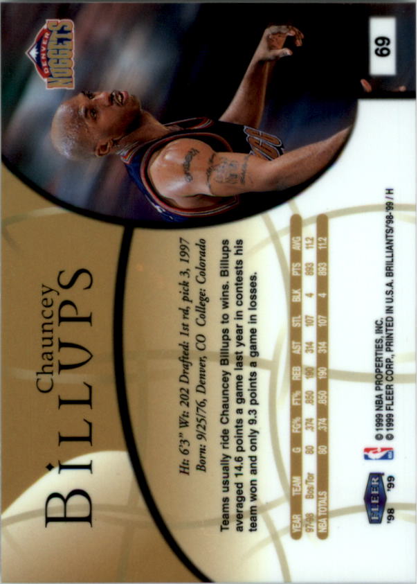 1998/1999 Fleer Brilliants Basketball - Picture 87 of 189