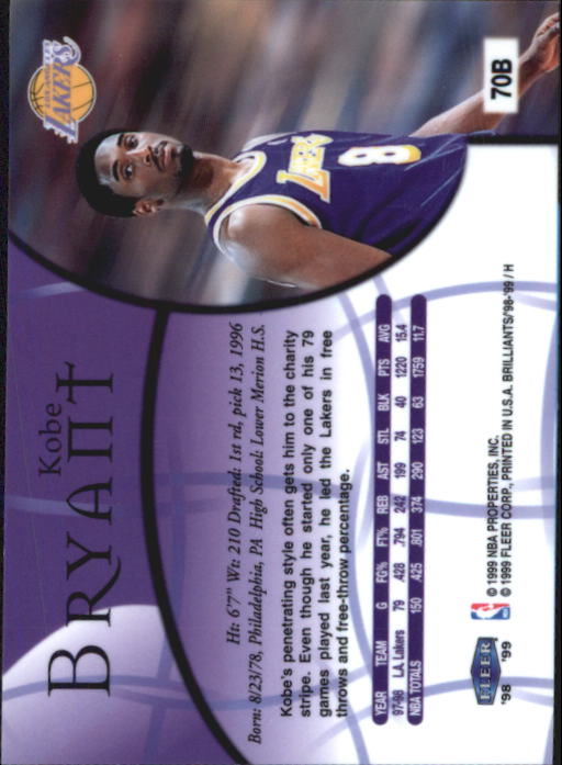 1998/1999 Fleer Brilliants Basketball - Picture 89 of 189