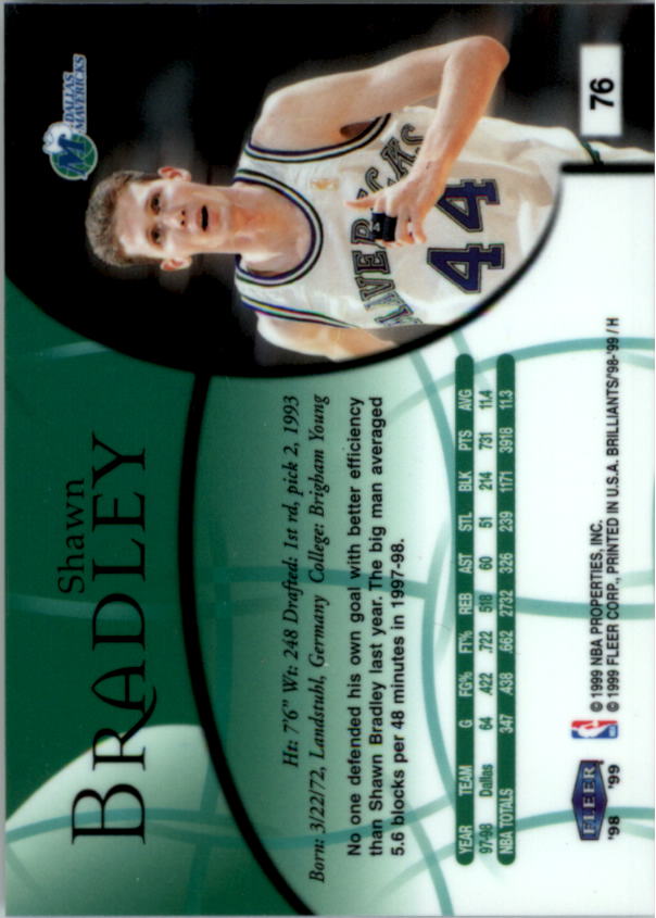 1998/1999 Fleer Brilliants Basketball - Picture 97 of 189