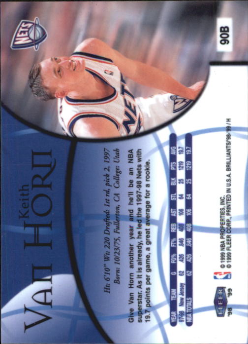 1998/1999 Fleer Brilliants Basketball - Picture 115 of 189