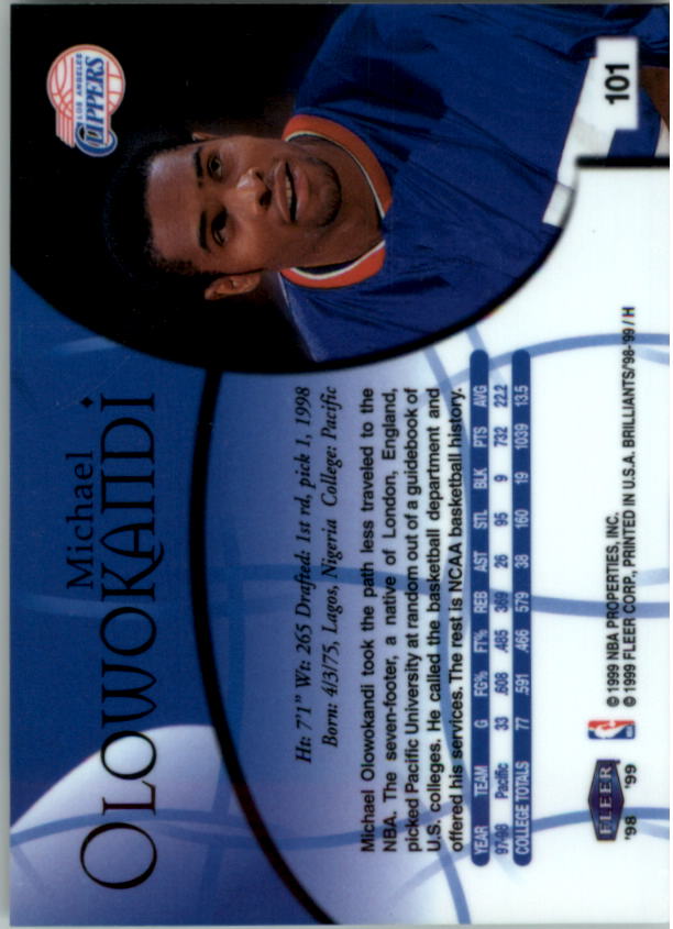 1998/1999 Fleer Brilliants Basketball - Picture 129 of 189