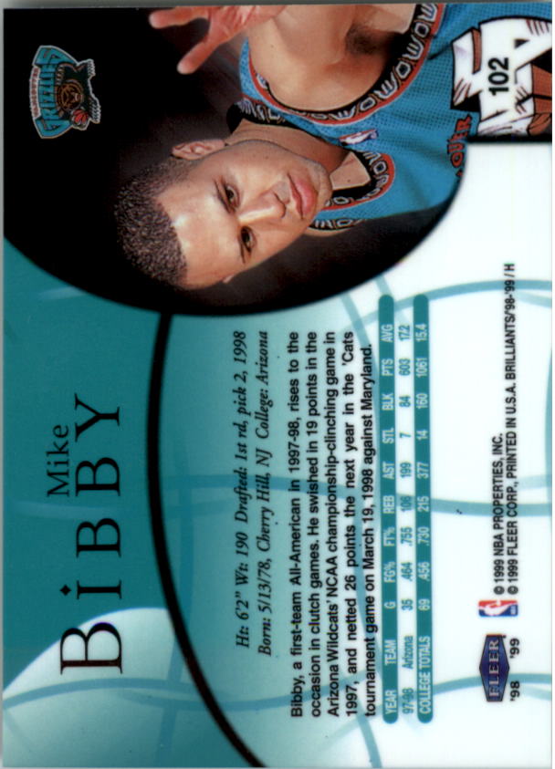 1998/1999 Fleer Brilliants Basketball - Picture 131 of 189