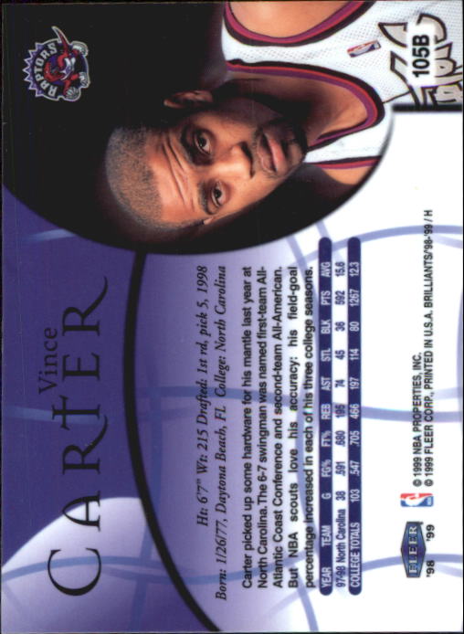 1998/1999 Fleer Brilliants Basketball - Picture 135 of 189