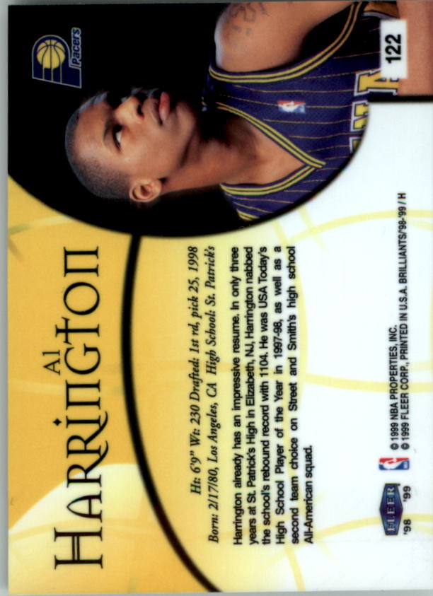 1998/1999 Fleer Brilliants Basketball - Picture 151 of 189