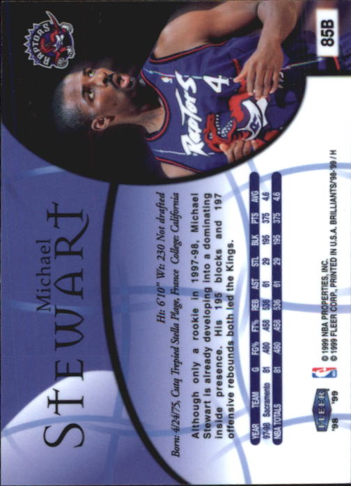 1998/1999 Fleer Brilliants Basketball - Picture 167 of 189