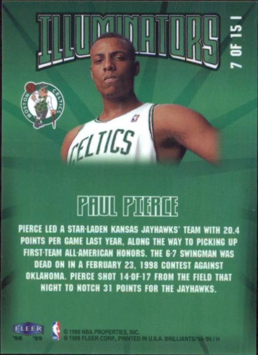 1998/1999 Fleer Brilliants Basketball - Picture 185 of 189