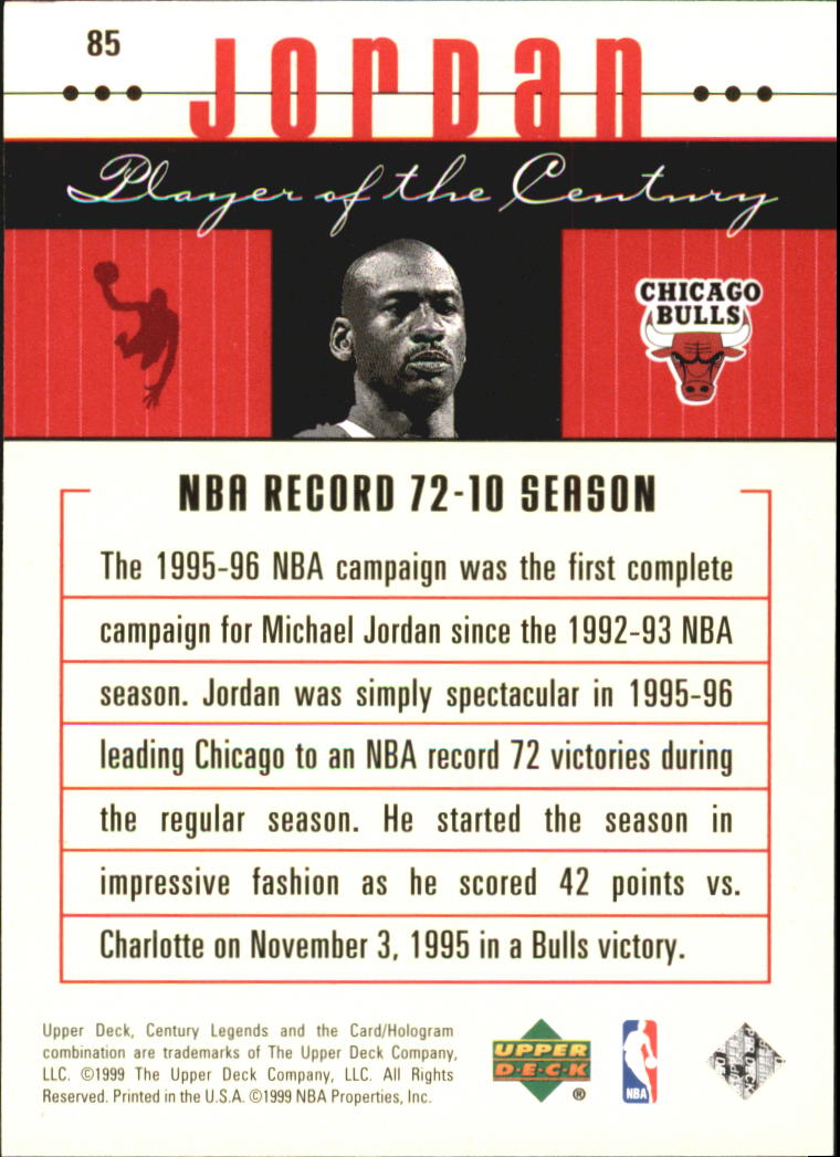 1999 Upper Deck Century Legends Basketball Card Pick - Picture 150 of 156
