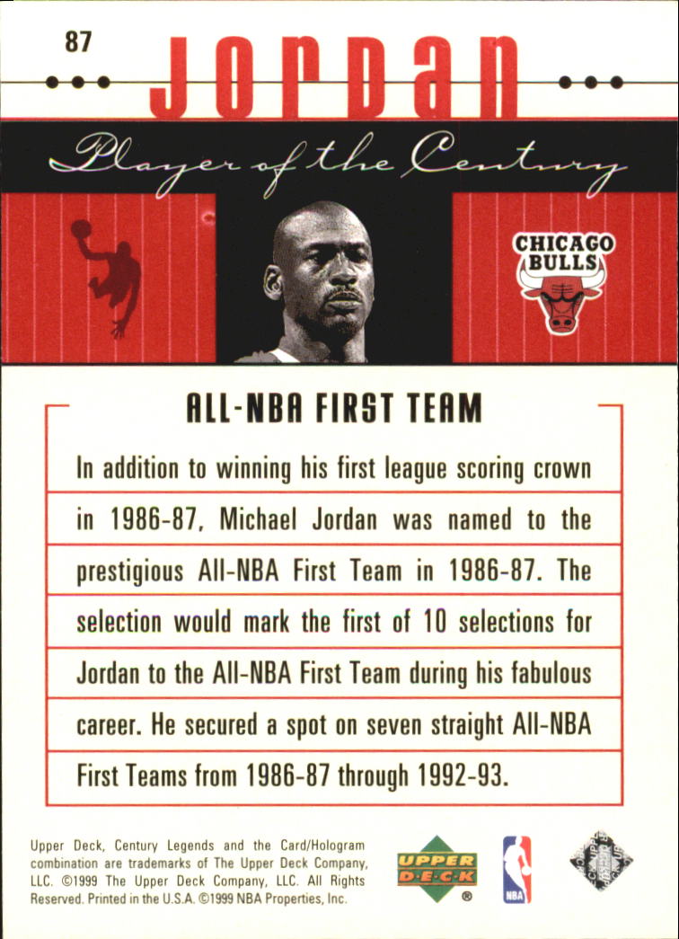 1999 Century Legends (Upper Deck) Basketball - Picture 170 of 212