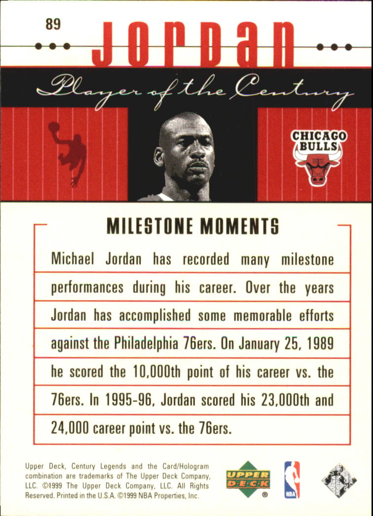 1999 Century Legends (Upper Deck) Basketball - Picture 174 of 212